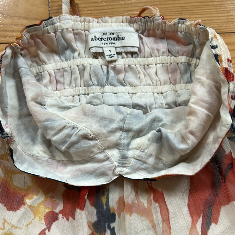 Vintage Y2K Abercrombie & Fitch Floral Top Straps Needs Repair As Is - Picture 11 of 13